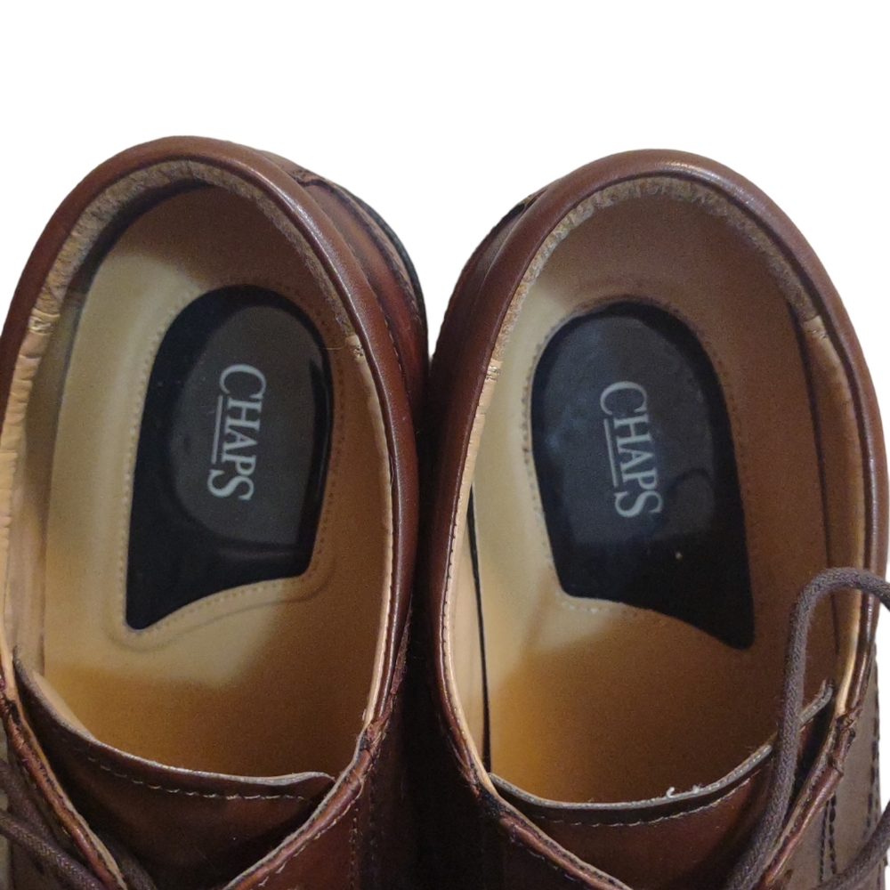 Chaps dress shoes Brown. size 10W - Picture 6 of 8